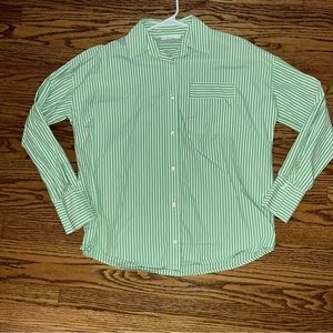 Oak + Fort Striped Poplin Shirt